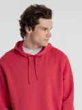 Толстовка с капюшоном унисекс Hoodie, красный меланж - фото 14