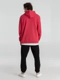 Толстовка с капюшоном унисекс Hoodie, красный меланж - фото 16
