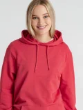 Толстовка с капюшоном унисекс Hoodie, красный меланж - фото 19