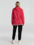 Толстовка с капюшоном унисекс Hoodie, красный меланж - фото 22