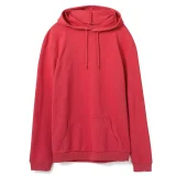 Толстовка с капюшоном унисекс Hoodie, красный меланж - фото 7