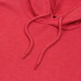 Толстовка с капюшоном унисекс Hoodie, красный меланж - фото 9