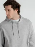 Толстовка с капюшоном унисекс Hoodie, серый меланж - фото 14