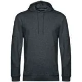 Толстовка с капюшоном унисекс Hoodie, серый меланж (антрацит) - фото 1