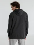 Толстовка с капюшоном унисекс Hoodie, серый меланж (антрацит) - фото 13