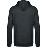 Толстовка с капюшоном унисекс Hoodie, серый меланж (антрацит) - фото 3