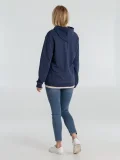 Толстовка с капюшоном унисекс Hoodie, синий меланж - фото 16