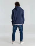 Толстовка с капюшоном унисекс Hoodie, синий меланж - фото 21