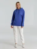 Толстовка с капюшоном унисекс Hoodie, ярко-синий меланж - фото 14