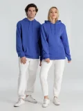 Толстовка с капюшоном унисекс Hoodie, ярко-синий меланж - фото 21