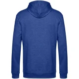 Толстовка с капюшоном унисекс Hoodie, ярко-синий меланж - фото 3