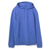 Толстовка с капюшоном унисекс Hoodie, ярко-синий меланж - фото 7