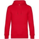 Толстовка с капюшоном унисекс King, красная - фото 1