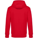 Толстовка с капюшоном унисекс King, красная - фото 3