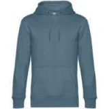 Толстовка с капюшоном унисекс King, серо-синяя - фото 1