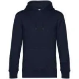 Толстовка с капюшоном унисекс King, темно-синяя - фото 1