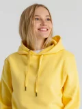 Толстовка с капюшоном унисекс King, желтая - фото 12