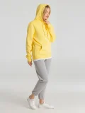 Толстовка с капюшоном унисекс King, желтая - фото 14