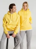 Толстовка с капюшоном унисекс King, желтая - фото 16