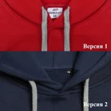 Толстовка с капюшоном Unit Kirenga Heavy, темно-синяя - фото 7