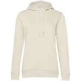 Толстовка с капюшоном женская BNC Inspire (Organic), молочно-белая - фото 1