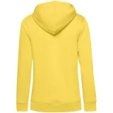 Толстовка с капюшоном женская BNC Inspire (Organic), желтая - фото 3