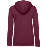 Толстовка с капюшоном женская Hoodie, бордовая - фото 3