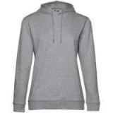 Толстовка с капюшоном женская Hoodie, серый меланж - фото 1