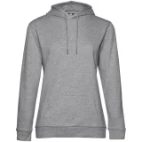 Толстовка с капюшоном женская Hoodie, серый меланж - фото 2