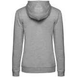 Толстовка с капюшоном женская Hoodie, серый меланж - фото 3