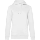 Толстовка с капюшоном женская Queen, белая - фото 2