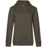 Толстовка с капюшоном женская Queen, хаки - фото 1