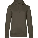 Толстовка с капюшоном женская Queen, хаки - фото 2