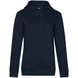 Толстовка с капюшоном женская Queen, темно-синяя - фото 2