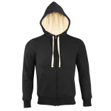 Толстовка унисекс на молнии Sherpa 280, черная - фото 2