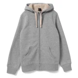 Толстовка унисекс на молнии Sherpa 280, серый меланж - фото 9