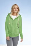 Толстовка унисекс на молнии Sherpa 280, ярко-зеленая - фото 8