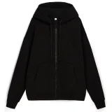 Толстовка унисекс оверсайз Zippy, черная - фото 1