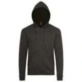 Толстовка унисекс Stone, черный меланж - фото 1