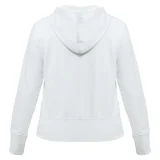 Толстовка женская Hooded Full Zip белая - фото 4