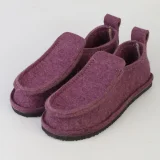 Валенки шитые мужские "Валеши-мокасины 5331" с подошвой ЭВА, сиреневый - фото 1