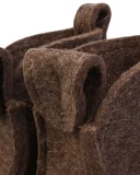 Валенки шитые "Валеши 2/4 3311" с подошвой ЭВА, серые - фото 2