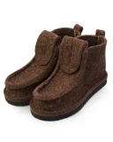 Валенки шитые "Валеши укороченные 4311" с подошвой ЭВА, серый - фото 1