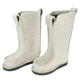 Валенки шитые высокие "Валеши 1321" с подошвой ЭВА, светло-серый. - фото 1