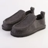 Валенки шитые женские "Валеши-мокасины 5331" с подошвой ЭВА, графит - фото 1