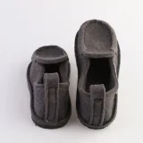 Валенки шитые женские "Валеши-мокасины 5331" с подошвой ЭВА, графит - фото 2