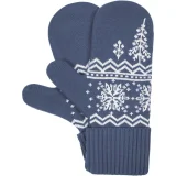 Варежки Elnik, серые с молочно-белым - фото 1