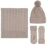 Варежки Heat Trick, бежевый меланж - фото 4