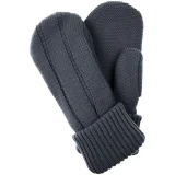 Варежки Knit Beat, серые (графит) - фото 2