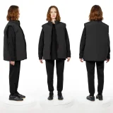 Жилет двусторонний V2, черный - фото 2